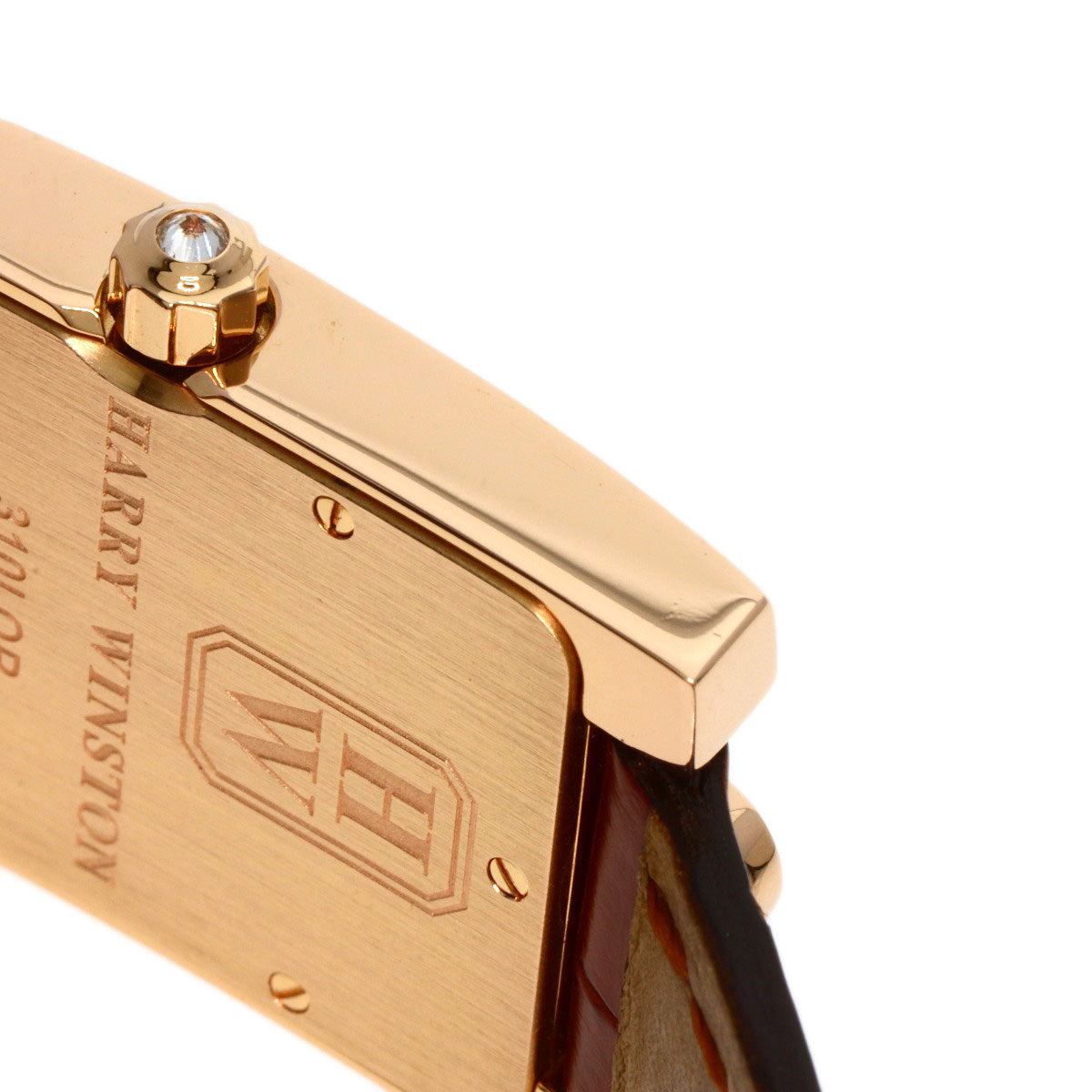 HARRY WINSTON ハリーウィンストン 310LQR AVEQHM21RR029 アヴェニュー 腕時計 K18PG レディース 中古