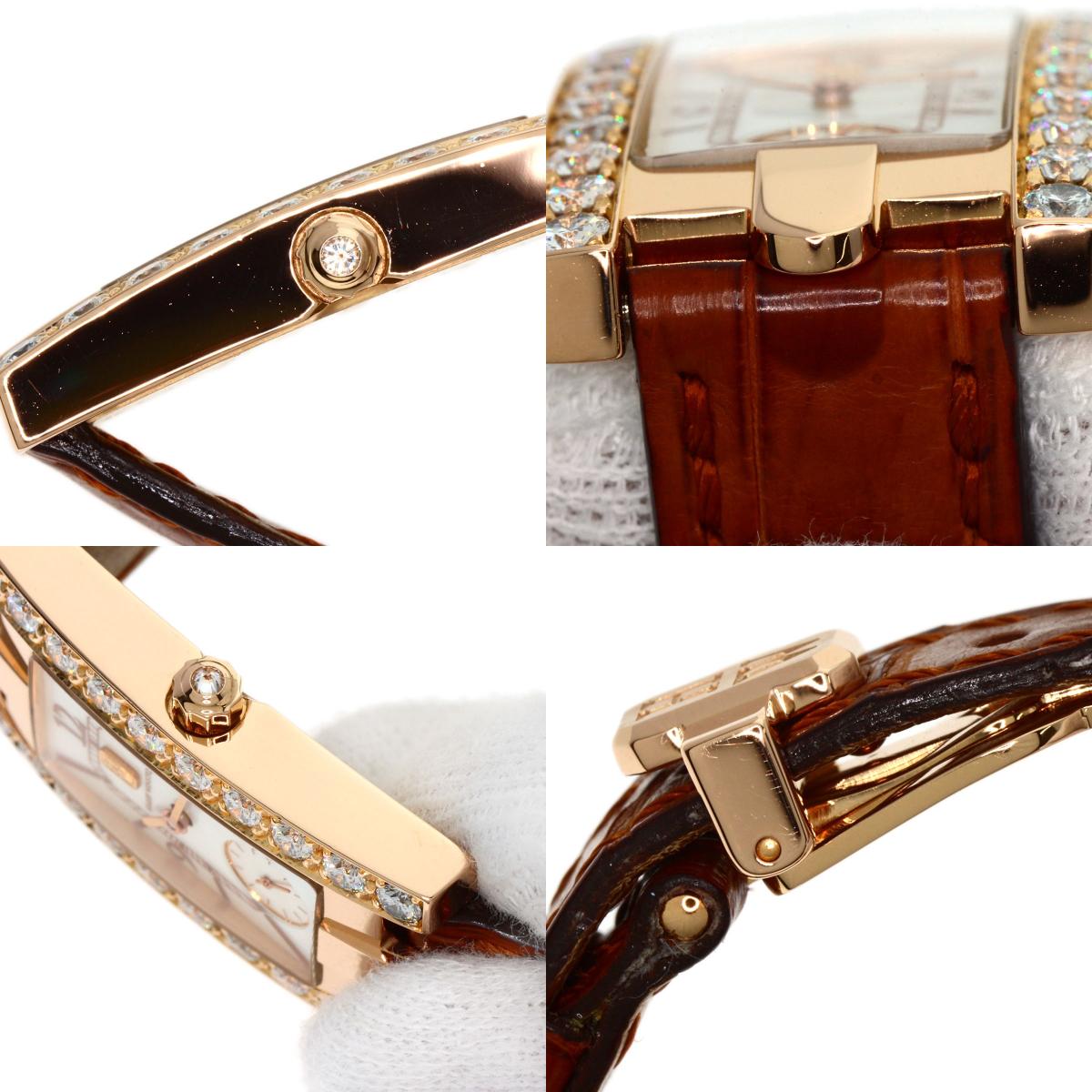 HARRY WINSTON ハリーウィンストン 310LQR AVEQHM21RR029 アヴェニュー 腕時計 K18PG レディース 中古
