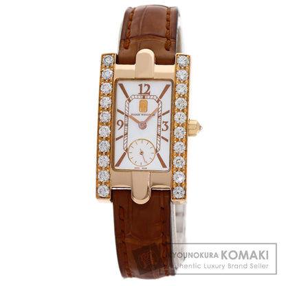 HARRY WINSTON ハリーウィンストン 310LQR AVEQHM21RR029 アヴェニュー 腕時計 K18PG レディース 中古
