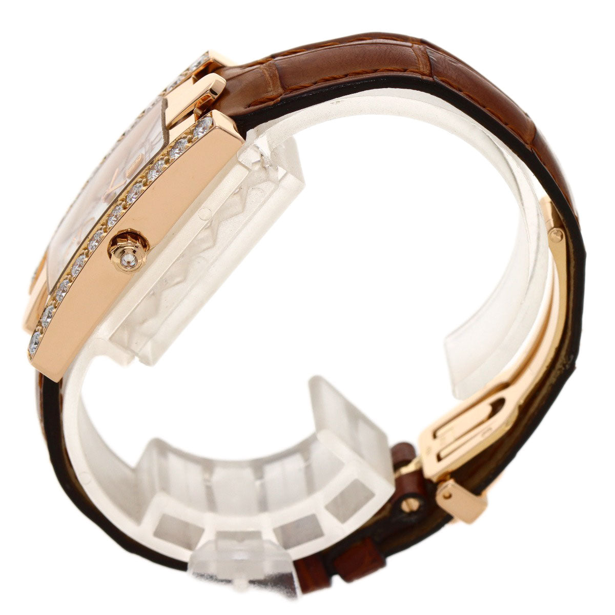 HARRY WINSTON ハリーウィンストン 310LQR AVEQHM21RR029 アヴェニュー 腕時計 K18PG レディース 中古