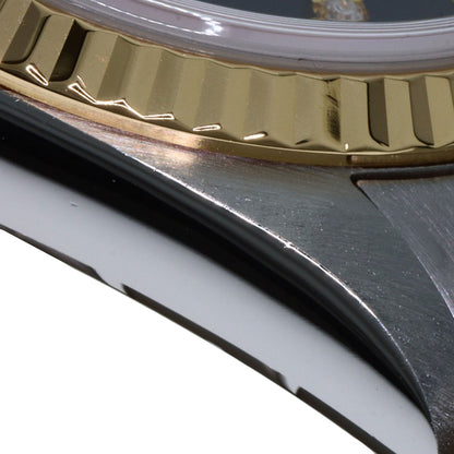 ROLEX ロレックス 16233G デイトジャスト 10P ダイヤモンド 腕時計 SS メンズ 中古