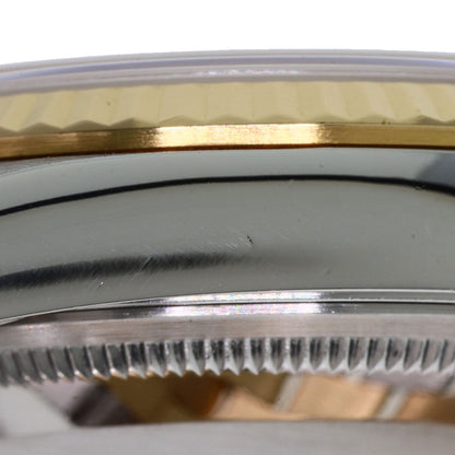 ROLEX ロレックス 16233G デイトジャスト 10P ダイヤモンド 腕時計 SS メンズ 中古