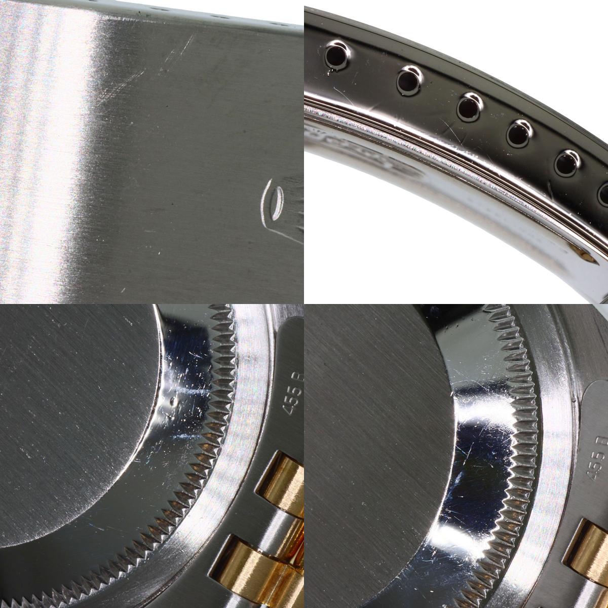 ROLEX ロレックス 16233G デイトジャスト 10P ダイヤモンド 腕時計 SS メンズ 中古
