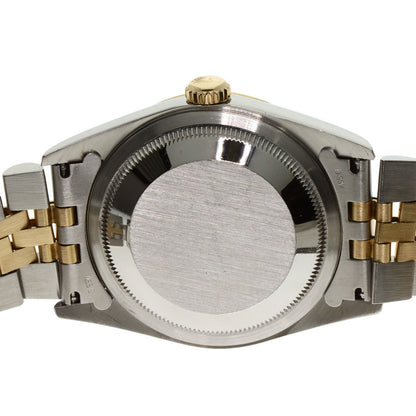 ROLEX ロレックス 16233G デイトジャスト 10P ダイヤモンド 腕時計 SS メンズ 中古