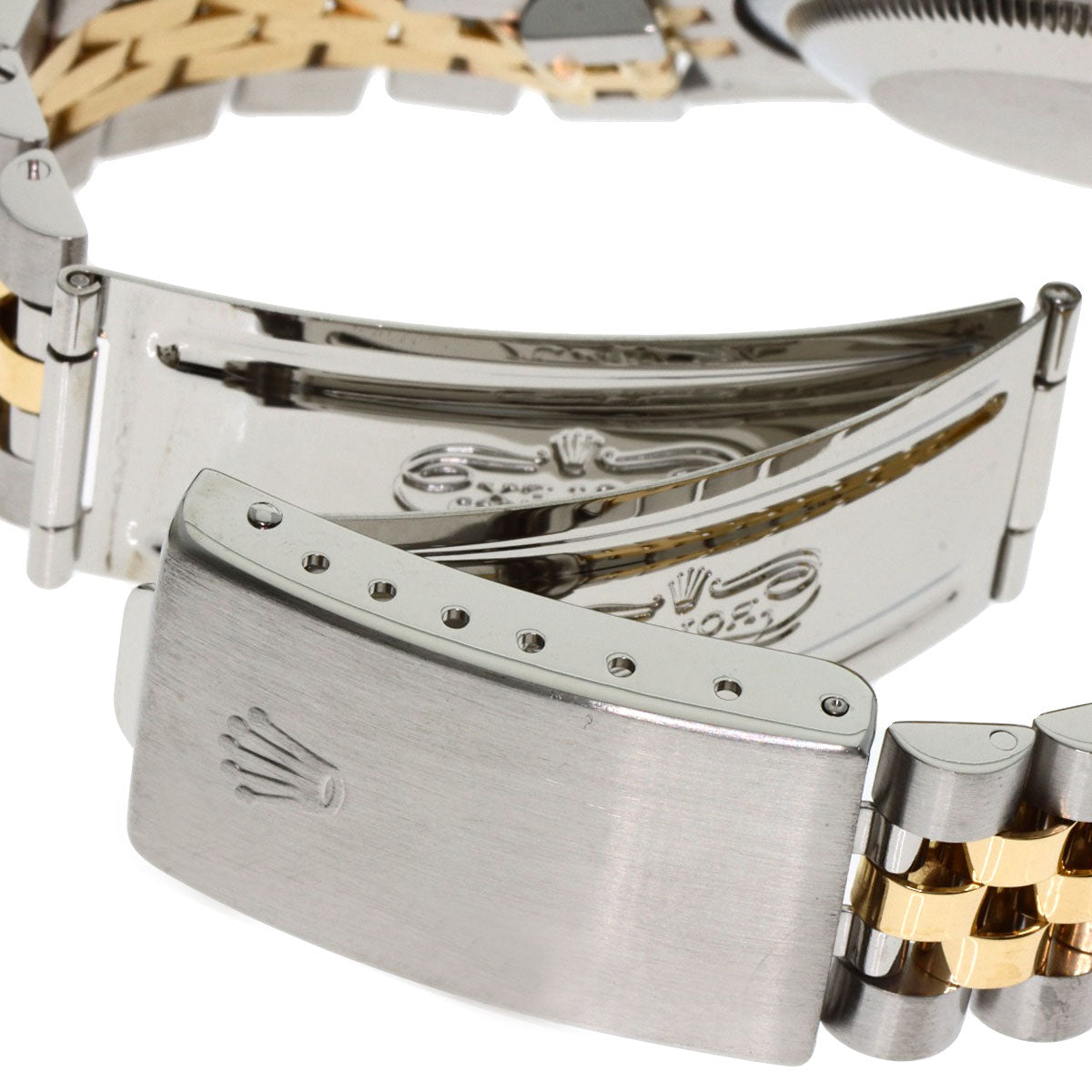 ROLEX ロレックス 16233G デイトジャスト 10P ダイヤモンド 腕時計 SS メンズ 中古
