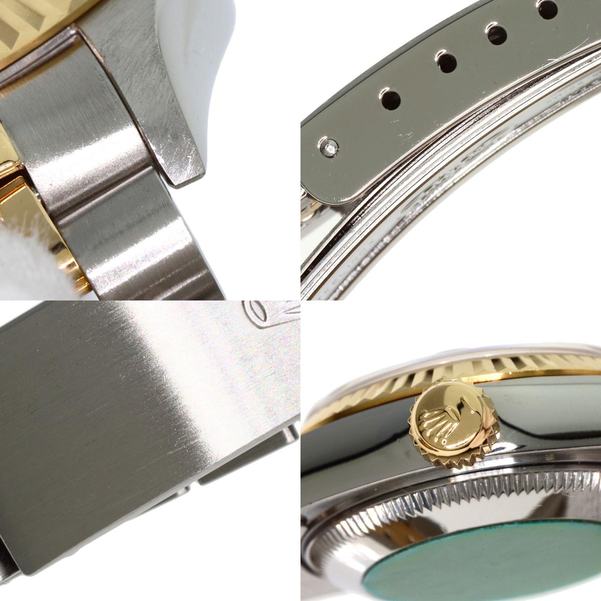 ROLEX ロレックス 69173G デイトジャスト 10P ダイヤモンド 腕時計 SS レディース 中古