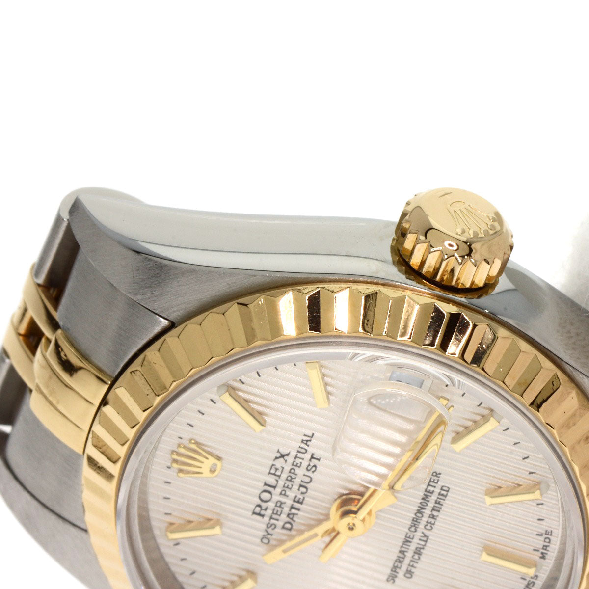 ROLEX ロレックス 79173 デイトジャスト シルバータペストリー 腕時計 SS レディース 中古