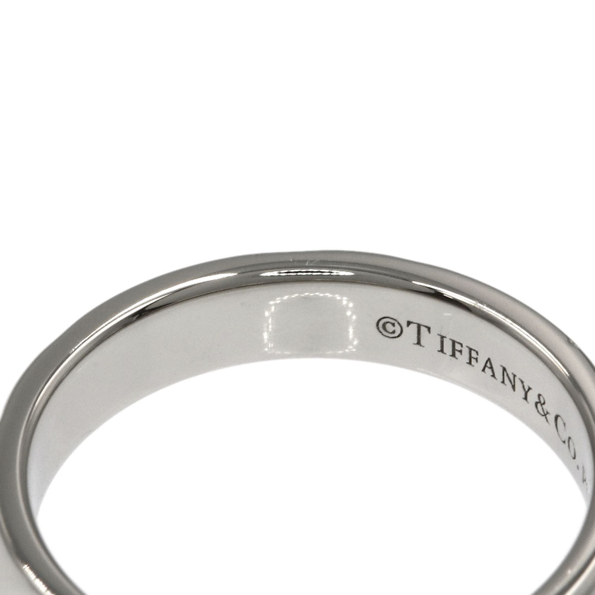 TIFFANY&Co. ティファニー トゥルーバンド リング・指輪 PT950 レディース 中古