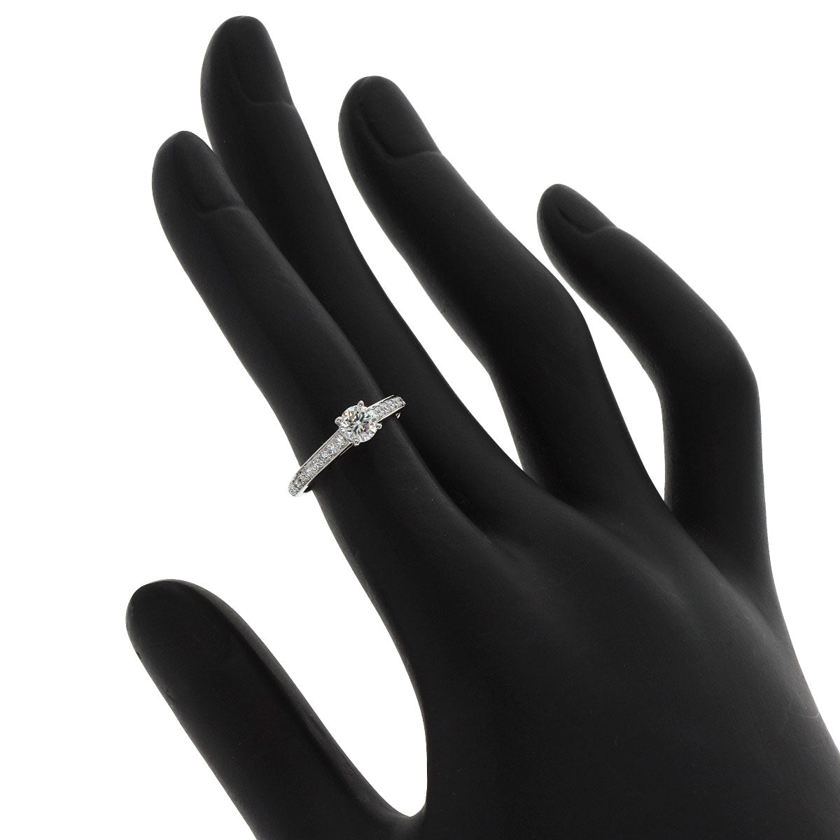 CARTIER カルティエ ソリテール ダイヤモンド #46 リング・指輪 PT950 レディース 中古