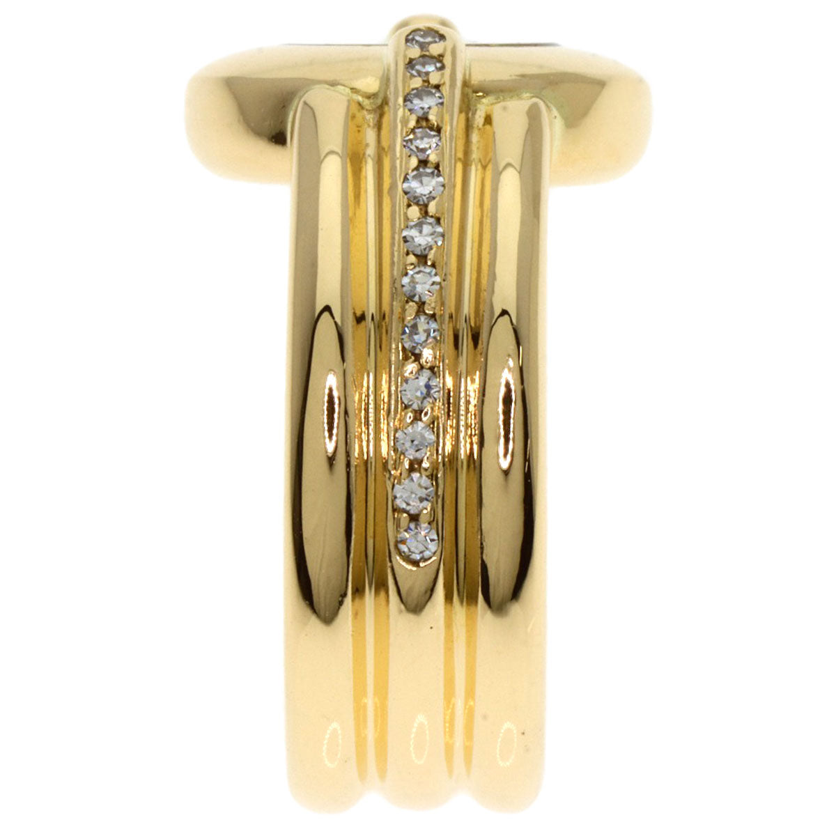 Chopard ショパール ハッピーダイヤモンド 82/1080-20 リング・指輪 K18YG レディース 中古