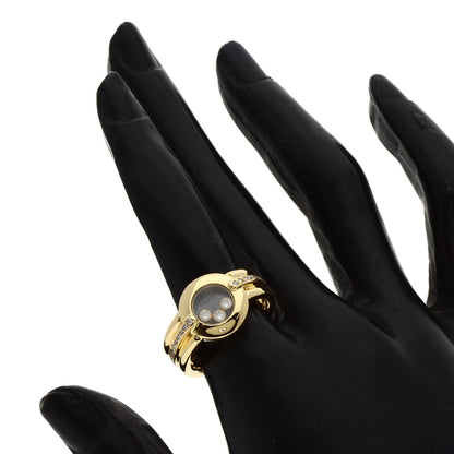 Chopard ショパール ハッピーダイヤモンド 82/1080-20 リング・指輪 K18YG レディース 中古