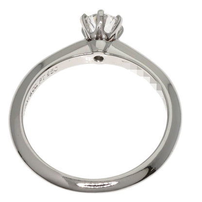 TIFFANY&Co. ティファニー ソリティア 1P ダイヤモンド リング・指輪 PT950 レディース 中古