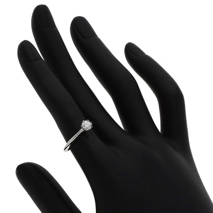 TIFFANY&Co. ティファニー ソリティア 1P ダイヤモンド リング・指輪 PT950 レディース 中古