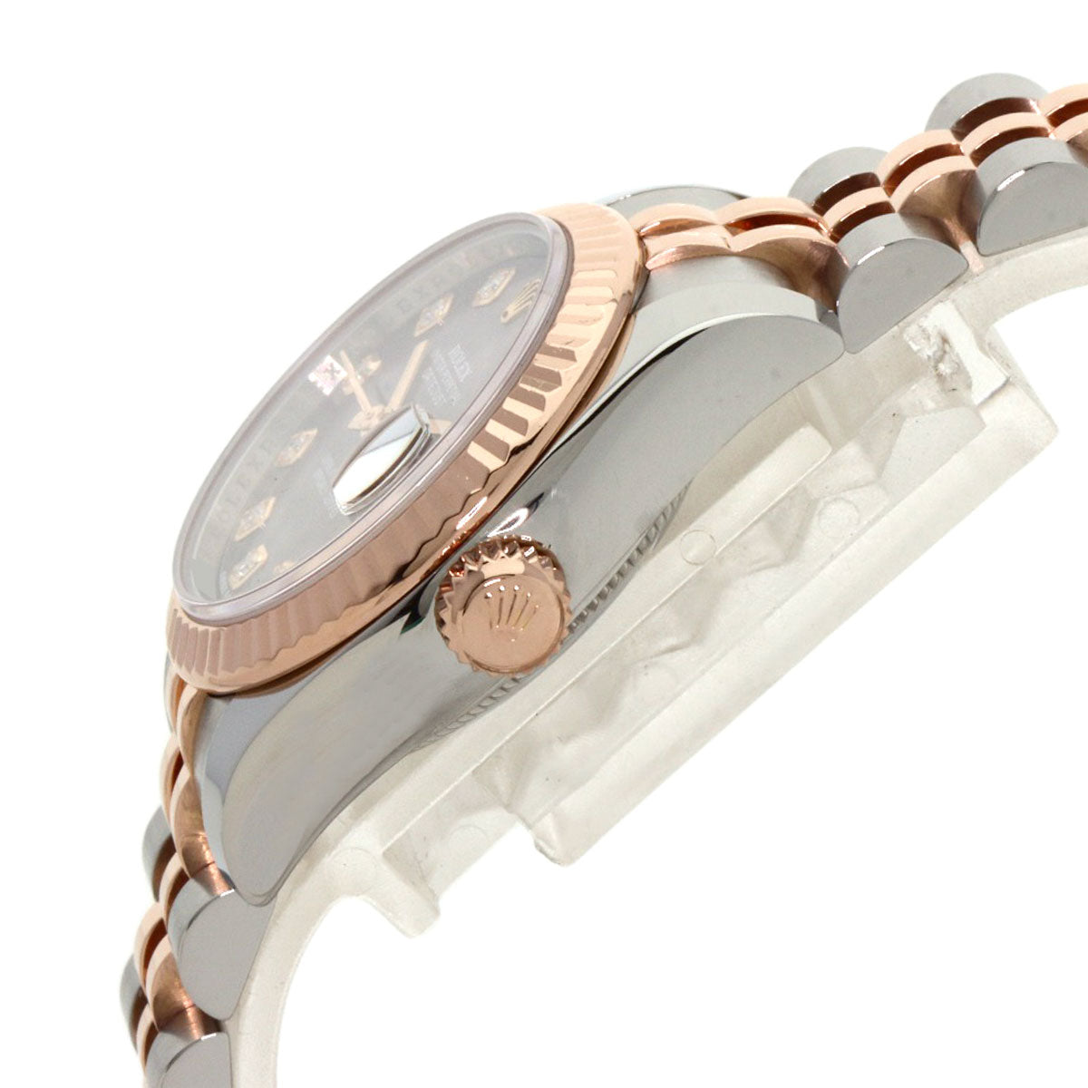 ROLEX ロレックス 179171NG デイトジャスト 10P ダイヤモンド 腕時計 SS レディース 中古