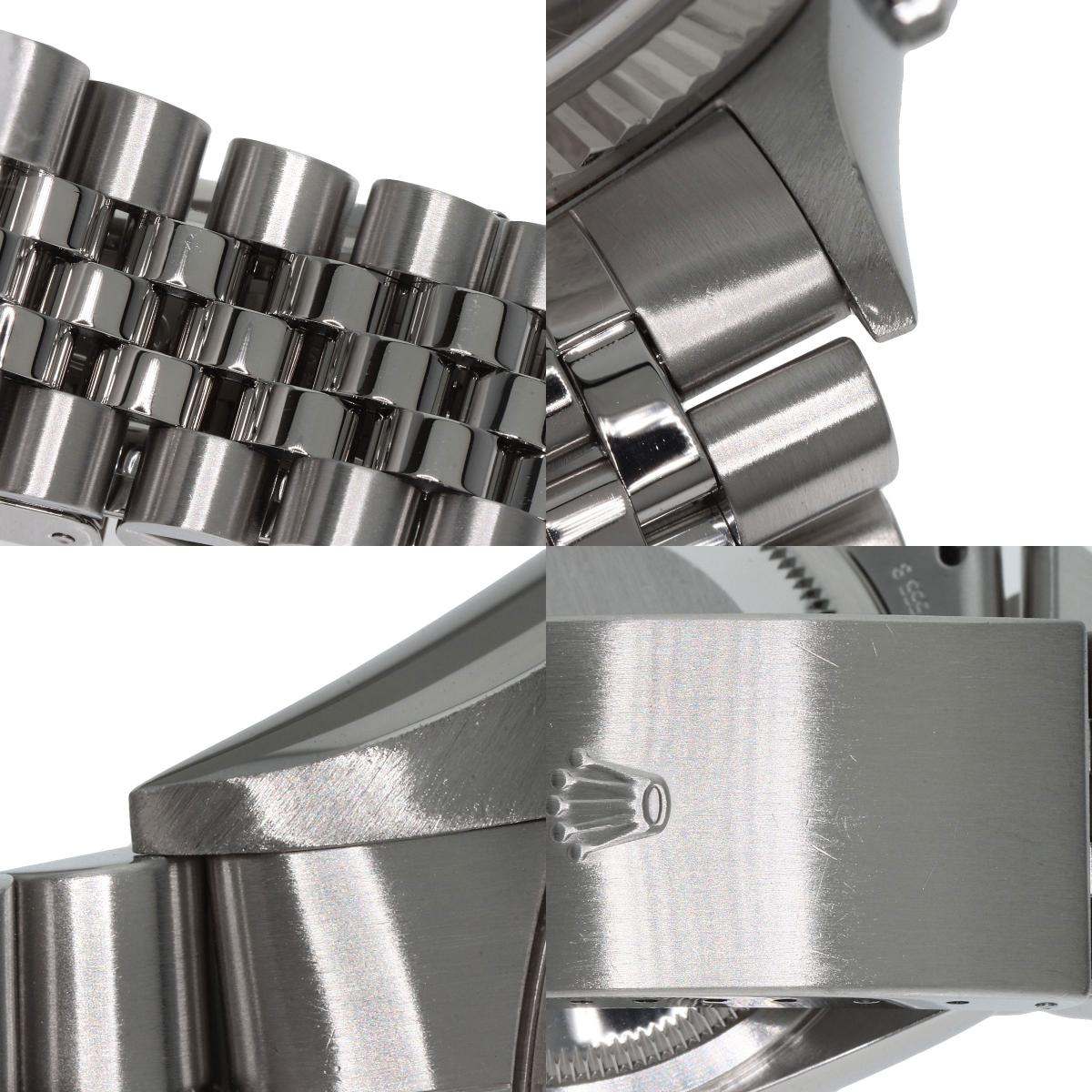 ROLEX ロレックス 16234G デイトジャスト 10P ダイヤモンド 腕時計 SS メンズ 中古