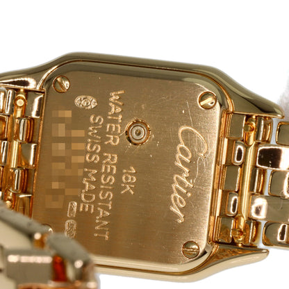 CARTIER カルティエ WF3164FR ミニパンテール 2重ベゼル ダイヤモンド 腕時計 K18YG レディース 中古