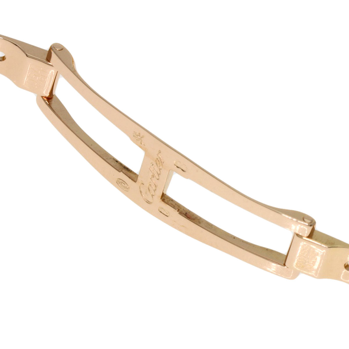 CARTIER カルティエ WF3164FR ミニパンテール 2重ベゼル ダイヤモンド 腕時計 K18YG レディース 中古