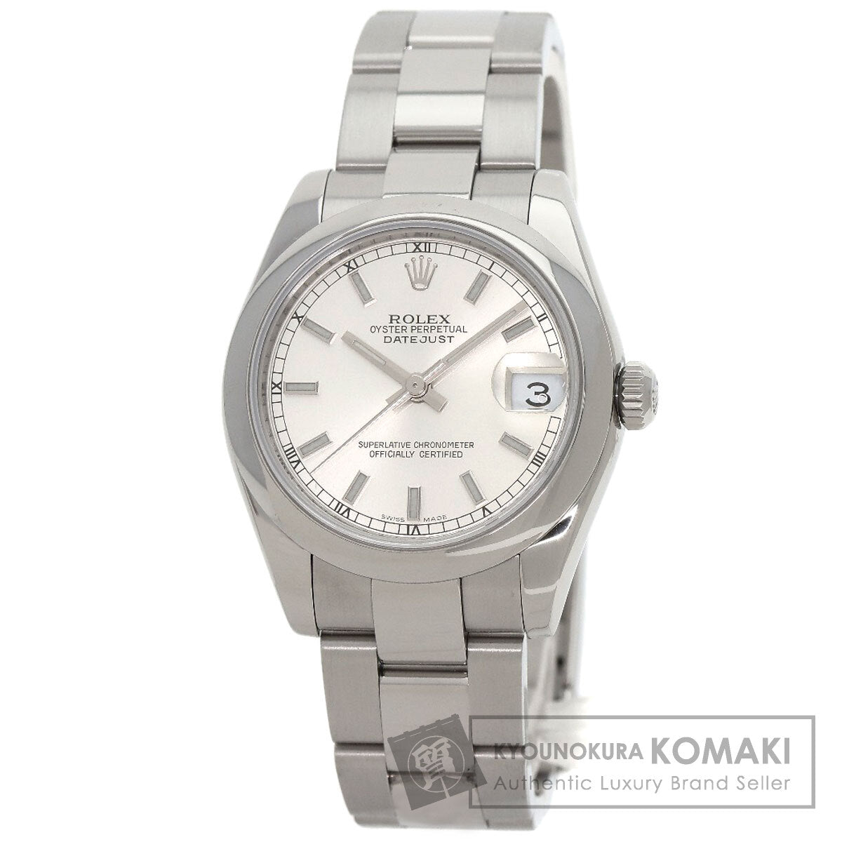 ROLEX ロレックス 178240 デイトジャスト 腕時計 SS ボーイズ 中古
