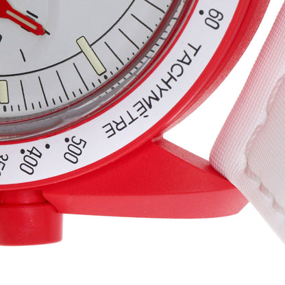 Swatch スウォッチ S033R100 MISSION TO MARS スピードマスター オメガ コラボ 腕時計 セラミック メンズ 中古