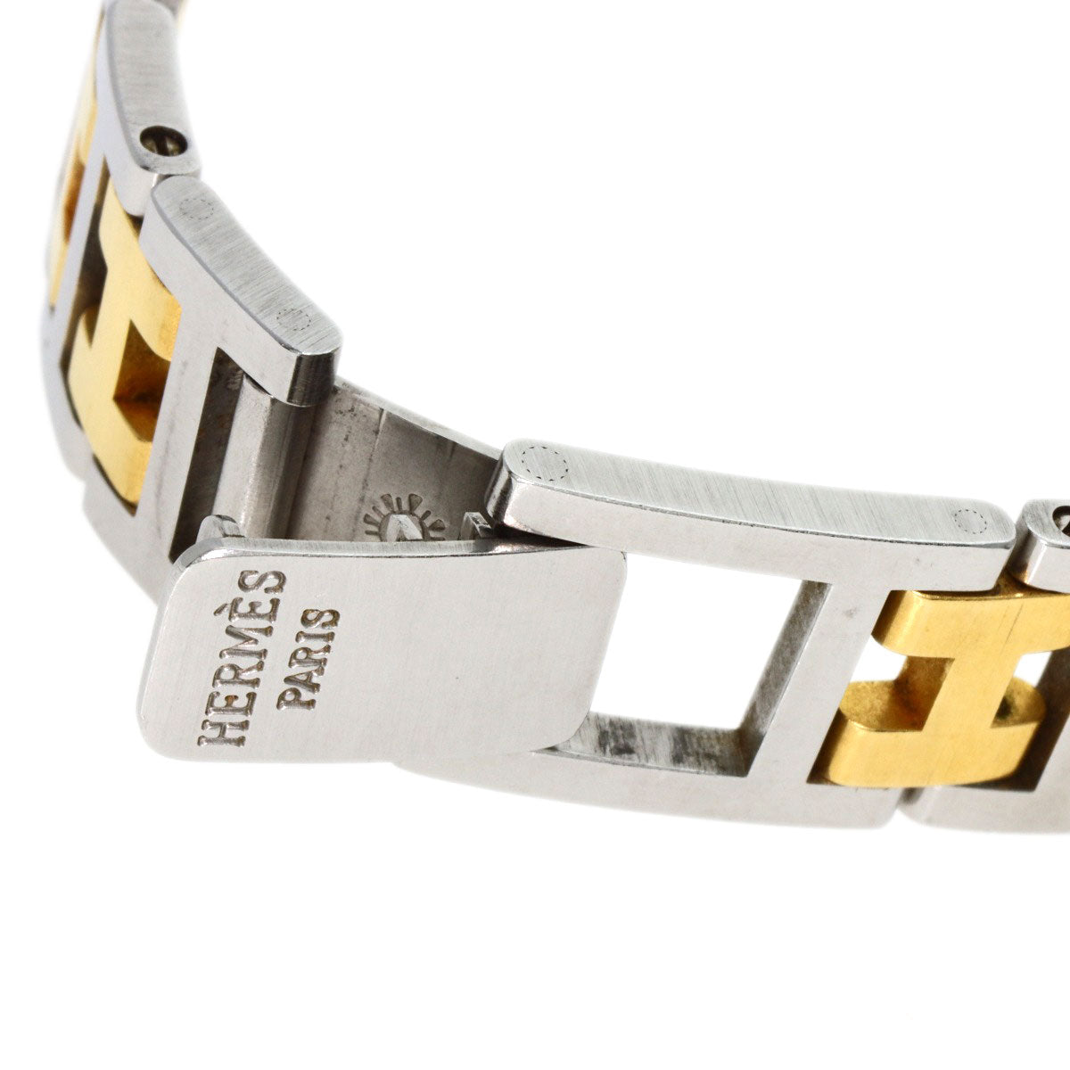 HERMES エルメス クリッパー 旧ベルト 腕時計 SS レディース 中古