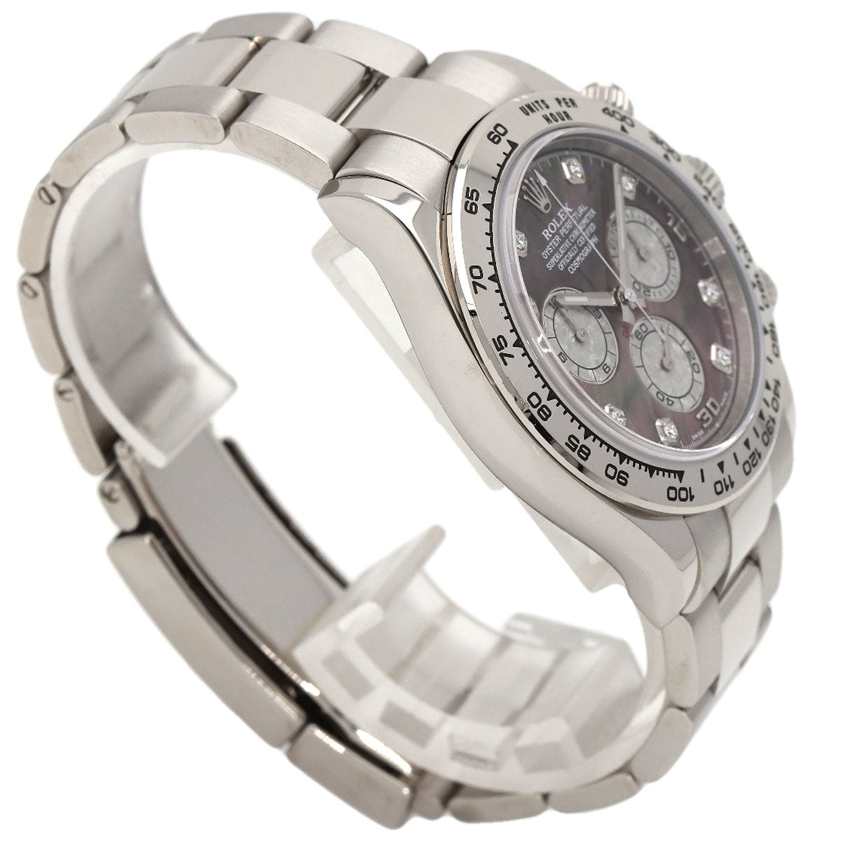 ROLEX ロレックス 116509NG コスモグラフ デイトナ 8P ダイヤモンド 腕時計 K18WG メンズ 中古