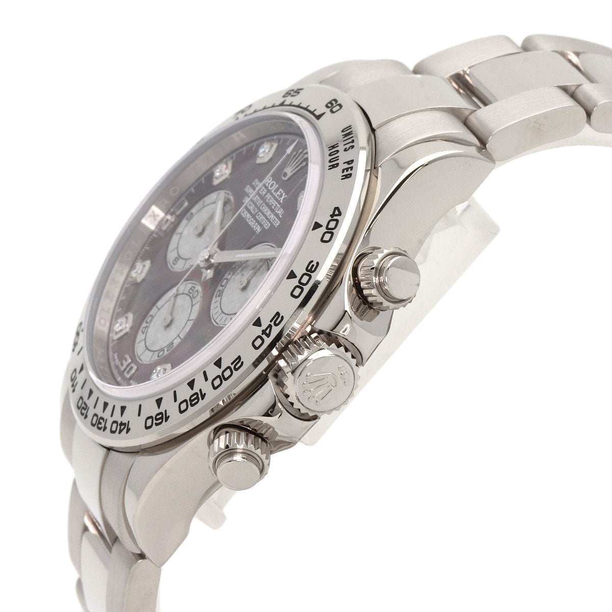 ROLEX ロレックス 116509NG コスモグラフ デイトナ 8P ダイヤモンド 腕時計 K18WG メンズ 中古