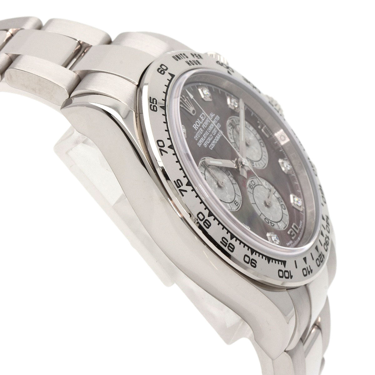 ROLEX ロレックス 116509NG コスモグラフ デイトナ 8P ダイヤモンド 腕時計 K18WG メンズ 中古