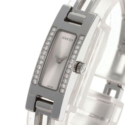 GUCCI グッチ 3900L ダイヤモンドベゼル 腕時計 SS レディース 中古