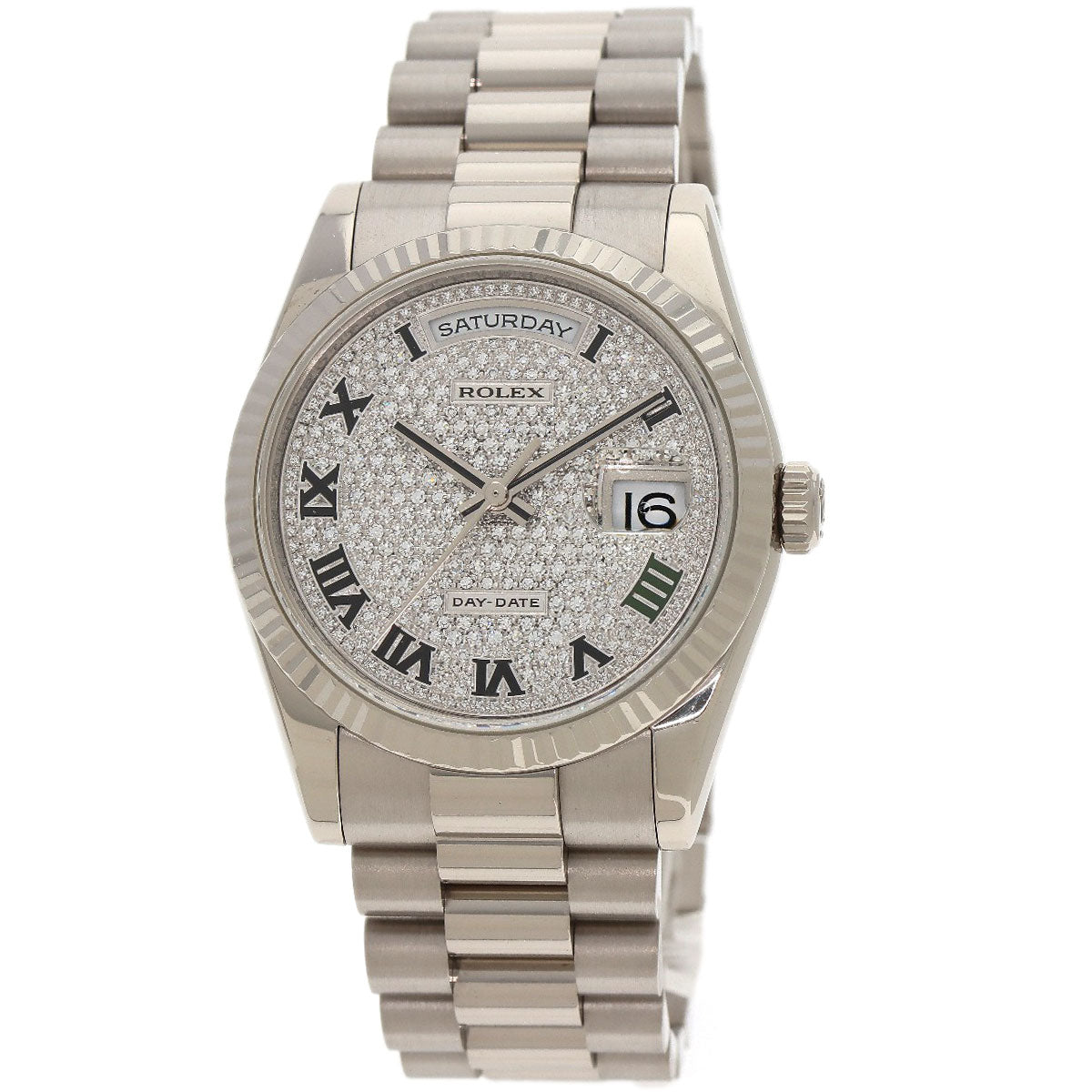 ROLEX ロレックス 118239 デイデイト 松坂屋400周年モデル 30本限定 腕時計 K18WG メンズ 中古
