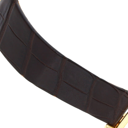CARTIER カルティエ WH100451 サントスデュモン ダイヤモンドベゼル 腕時計 K18PG メンズ 中古