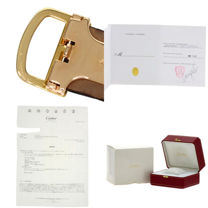 CARTIER カルティエ WH100451 サントスデュモン ダイヤモンドベゼル 腕時計 K18PG メンズ 中古