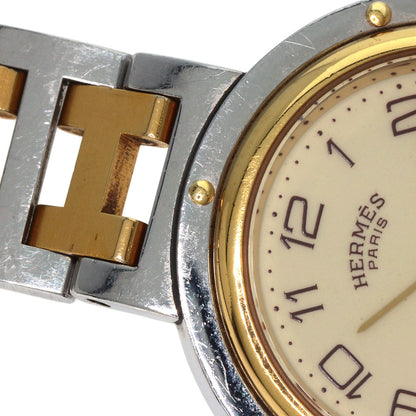 HERMES エルメス クリッパー 腕時計 SS レディース 中古