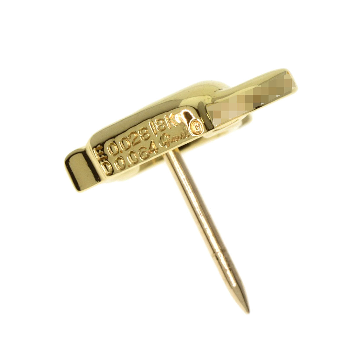 Gimel ギメル ドッグモチーフ ダイヤモンド エメラルド ピンブローチ ブローチ K18YG レディース 中古