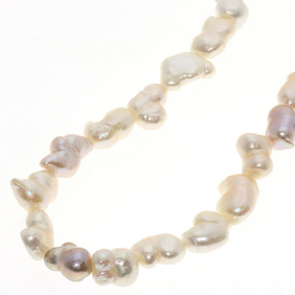 SELECT JEWELRY セレクトジュエリー 淡水バロックパール 真珠 ネックレス SV レディース 中古