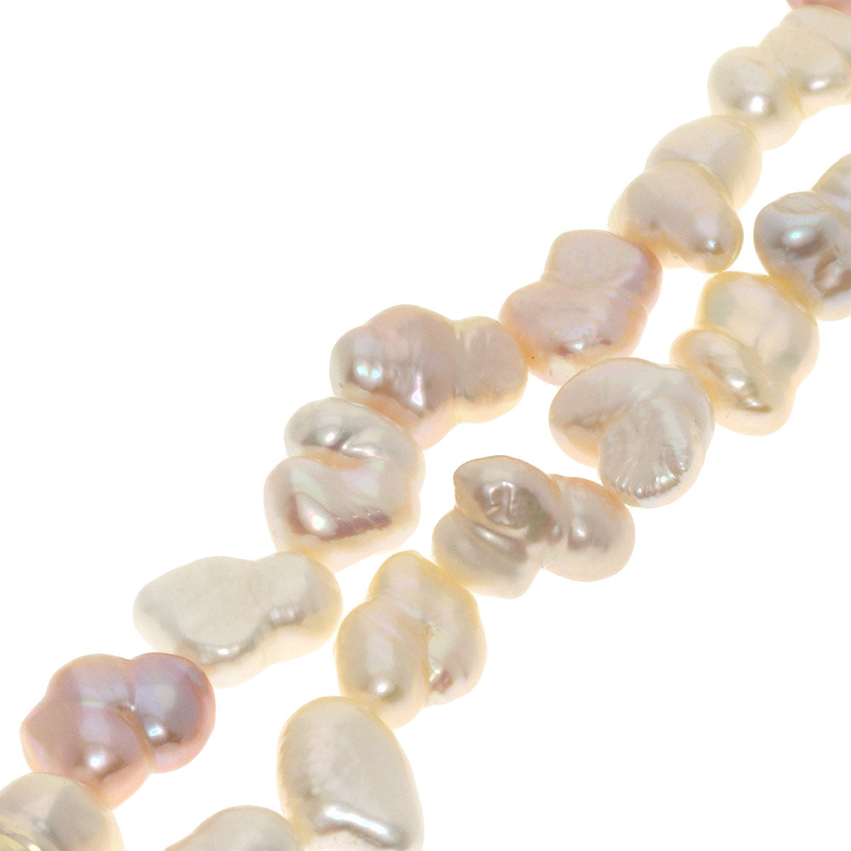 SELECT JEWELRY セレクトジュエリー 淡水バロックパール 真珠 ネックレス SV レディース 中古