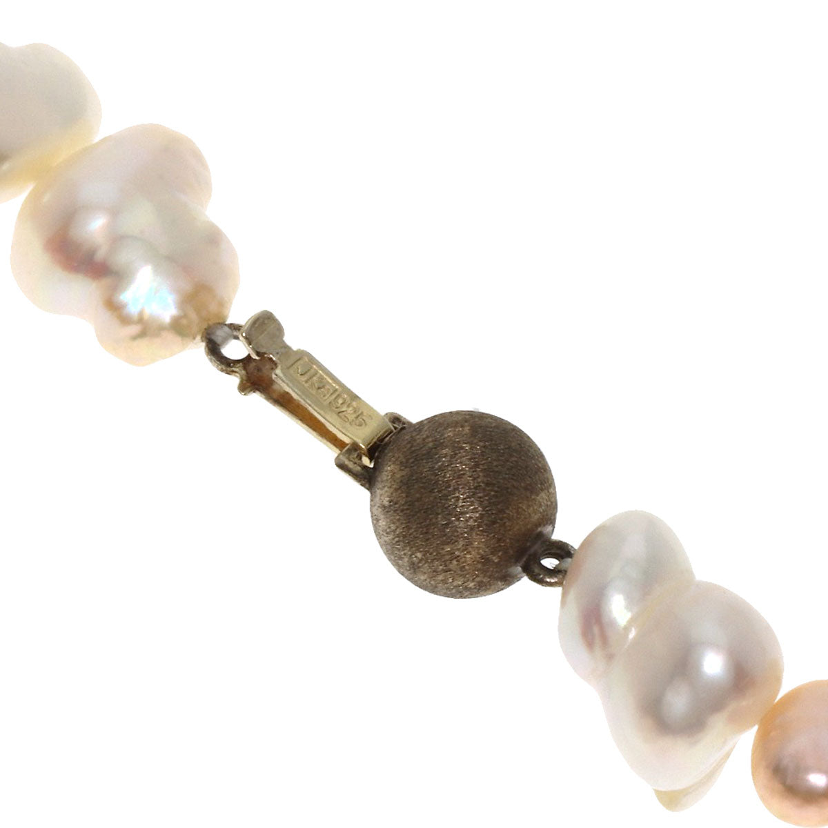 SELECT JEWELRY セレクトジュエリー 淡水バロックパール 真珠 ネックレス SV レディース 中古
