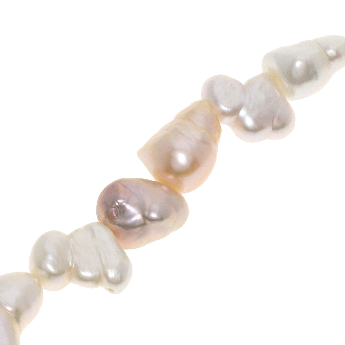 SELECT JEWELRY セレクトジュエリー 淡水バロックパール 真珠 ネックレス SV レディース 中古
