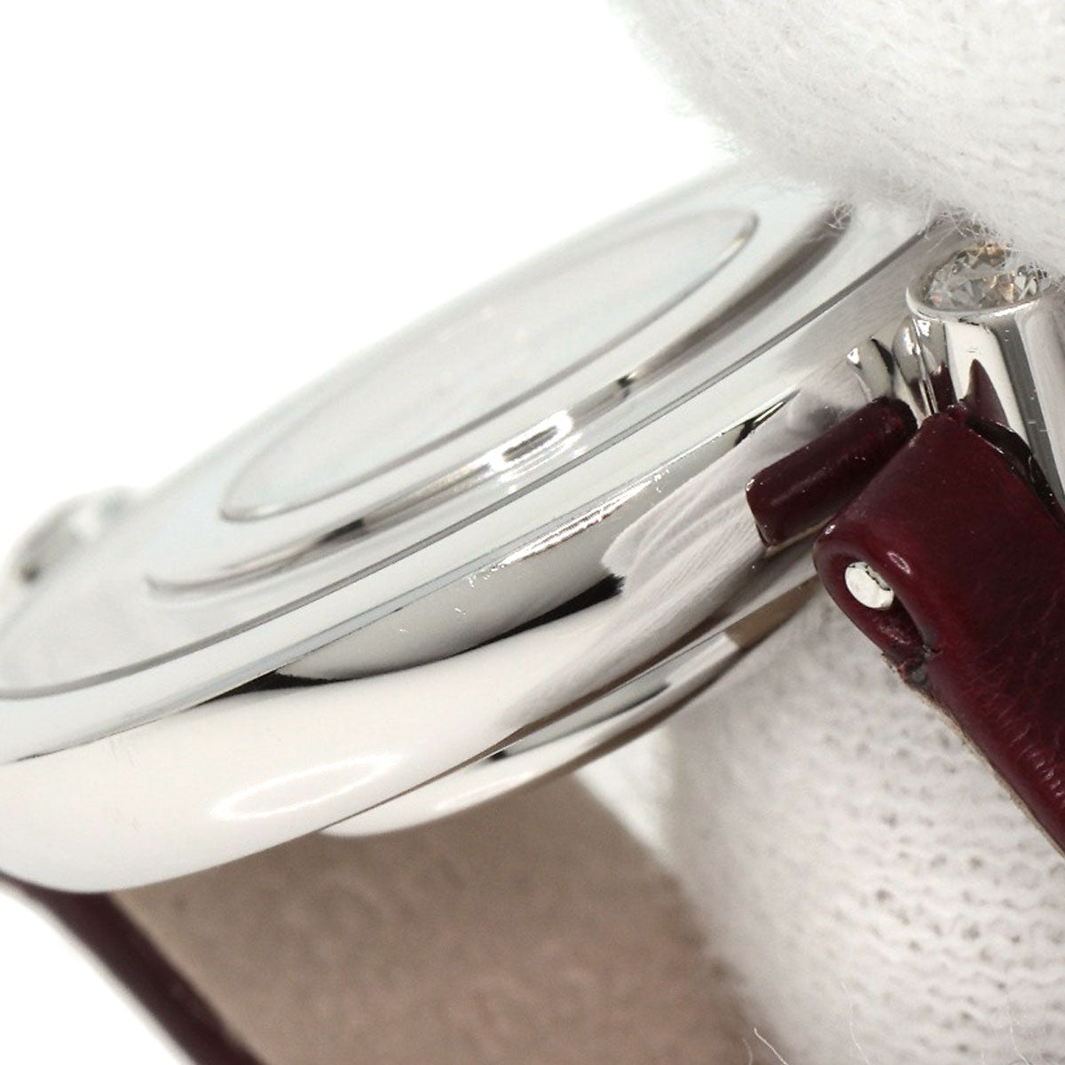 Chopard ショパール 209415-1001 ハッピーダイヤモンド アイコン 腕時計 K18WG レディース 中古