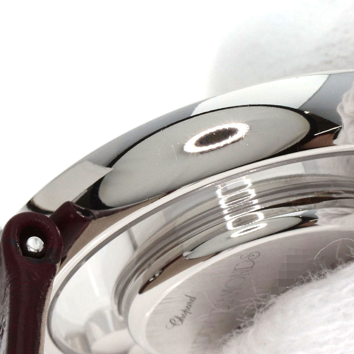 Chopard ショパール 209415-1001 ハッピーダイヤモンド アイコン 腕時計 K18WG レディース 中古