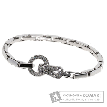 CARTIER カルティエ アグラフ ダイヤモンド ブレスレット K18WG レディース 中古