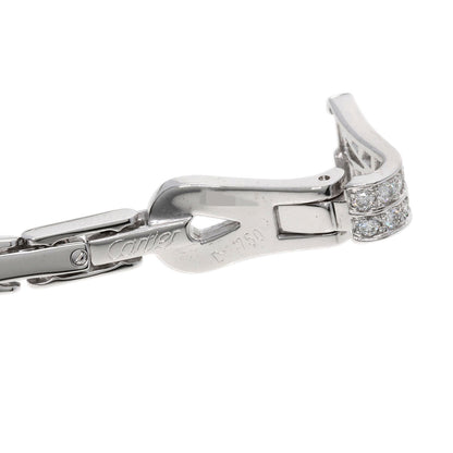 CARTIER カルティエ アグラフ ダイヤモンド ブレスレット K18WG レディース 中古