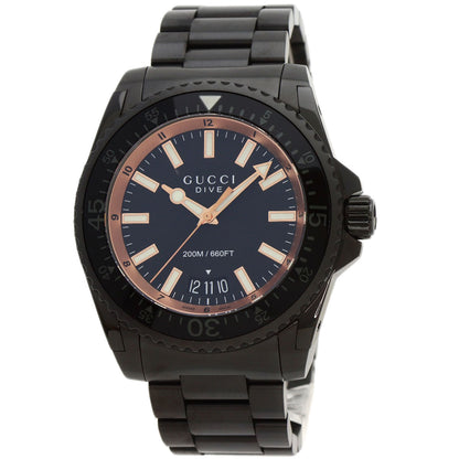 GUCCI グッチ YA136.2 ダイブ 腕時計 SS メンズ 中古