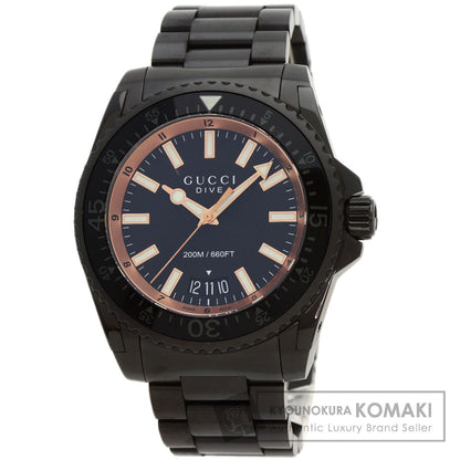 GUCCI グッチ YA136.2 ダイブ 腕時計 SS メンズ 中古