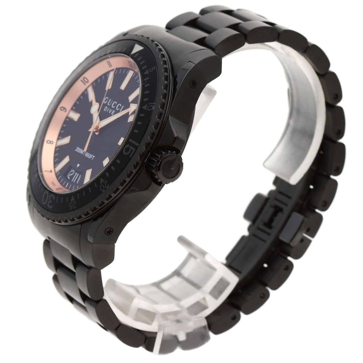 GUCCI グッチ YA136.2 ダイブ 腕時計 SS メンズ 中古