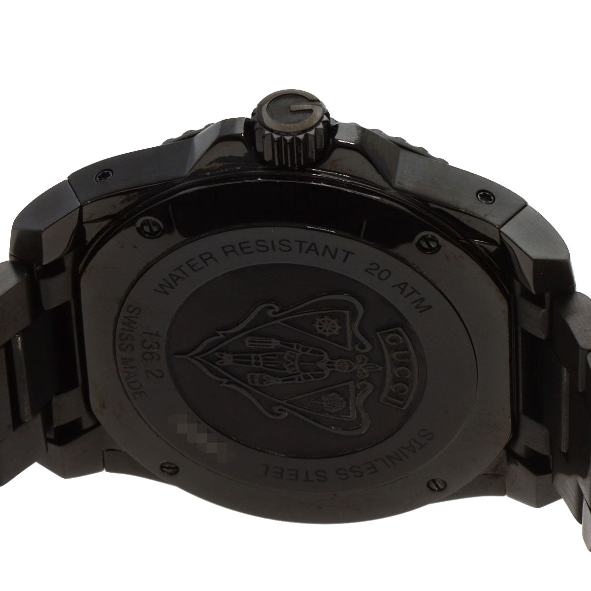 GUCCI グッチ YA136.2 ダイブ 腕時計 SS メンズ 中古