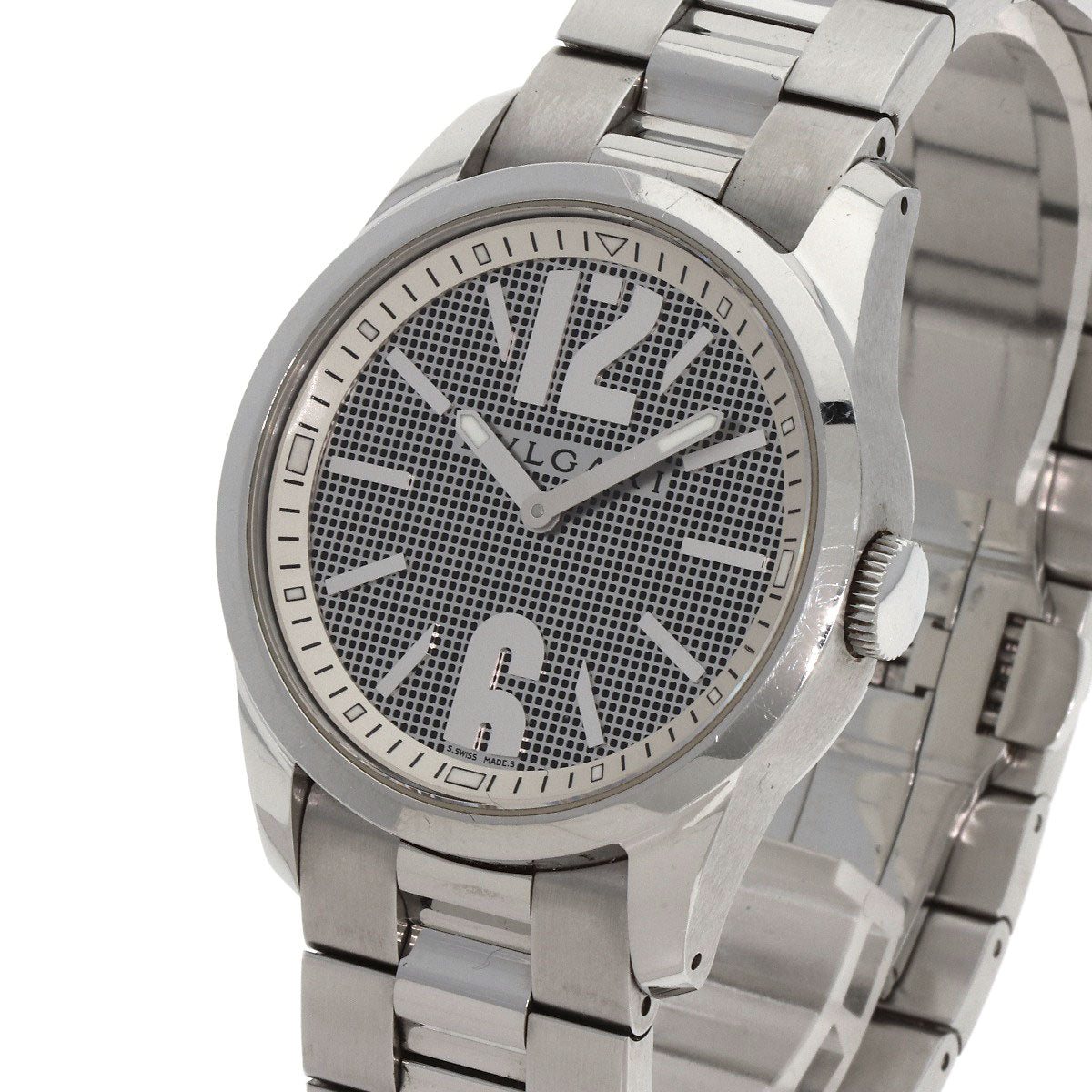 BVLGARI ブルガリ ST37S ソロテンポ 腕時計 SS メンズ 中古