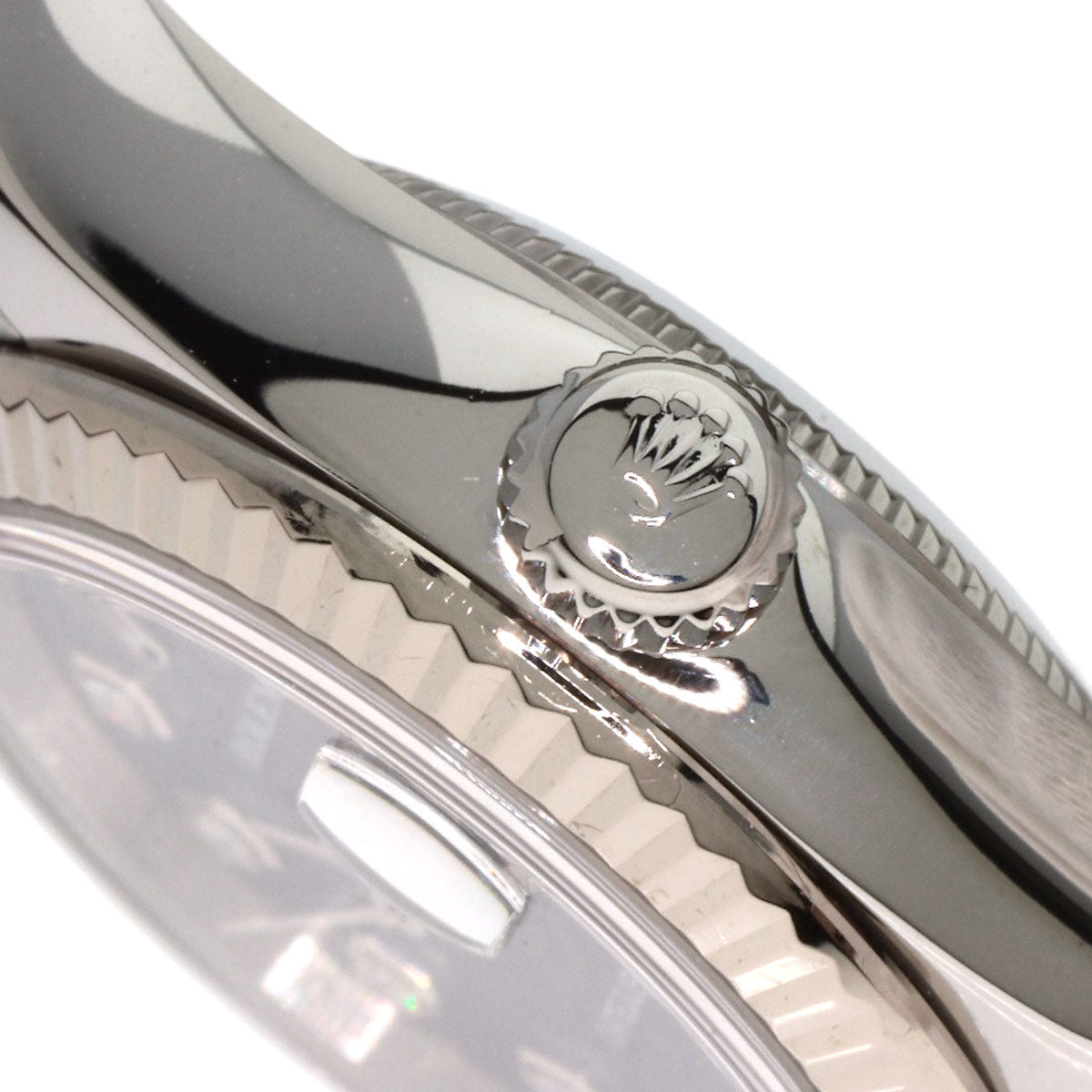 ROLEX ロレックス 179174G デイトジャスト 10P ダイヤモンド 腕時計 SS レディース 中古