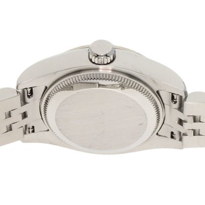 ROLEX ロレックス 179174G デイトジャスト 10P ダイヤモンド 腕時計 SS レディース 中古