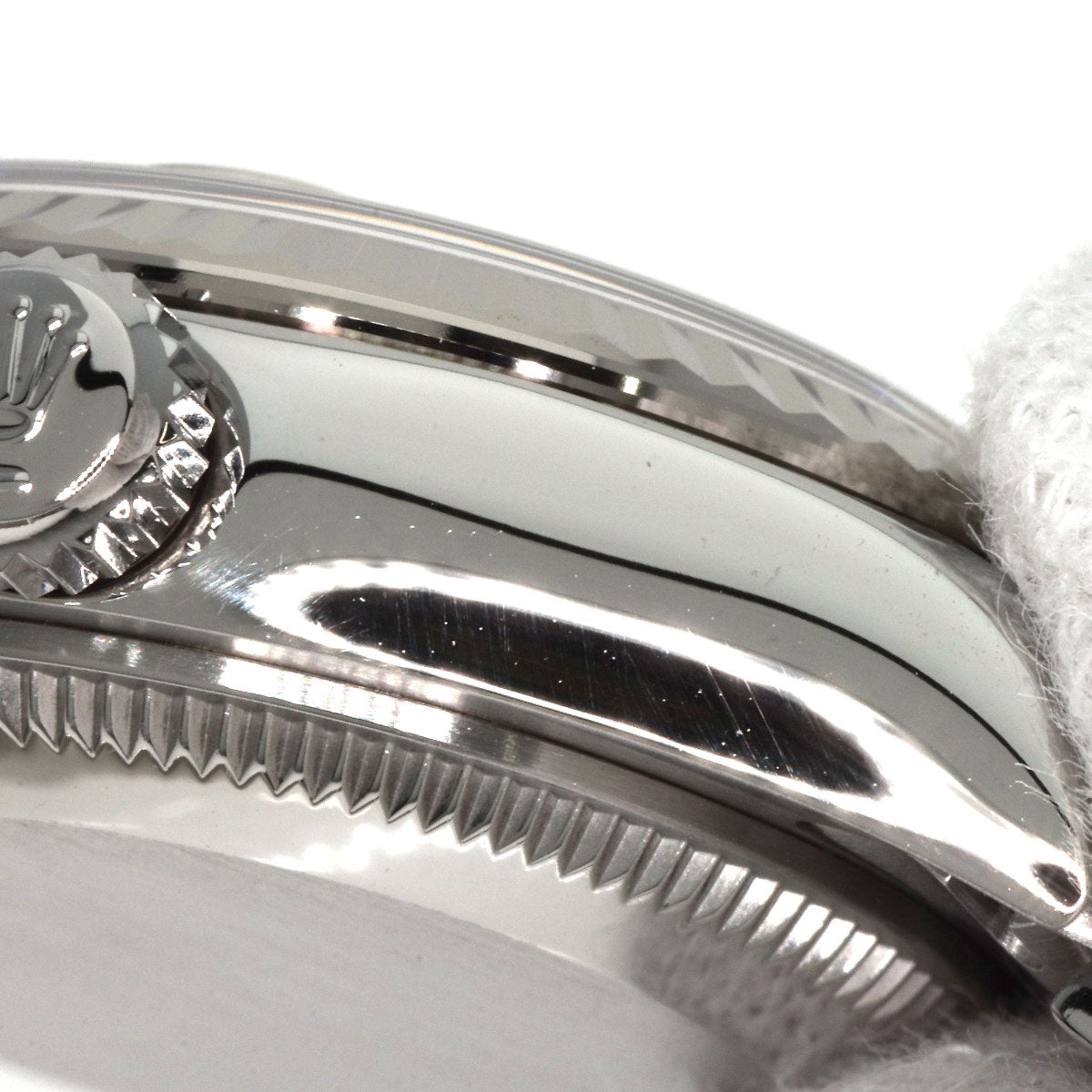ROLEX ロレックス 179174G デイトジャスト 10P ダイヤモンド 腕時計 SS レディース 中古