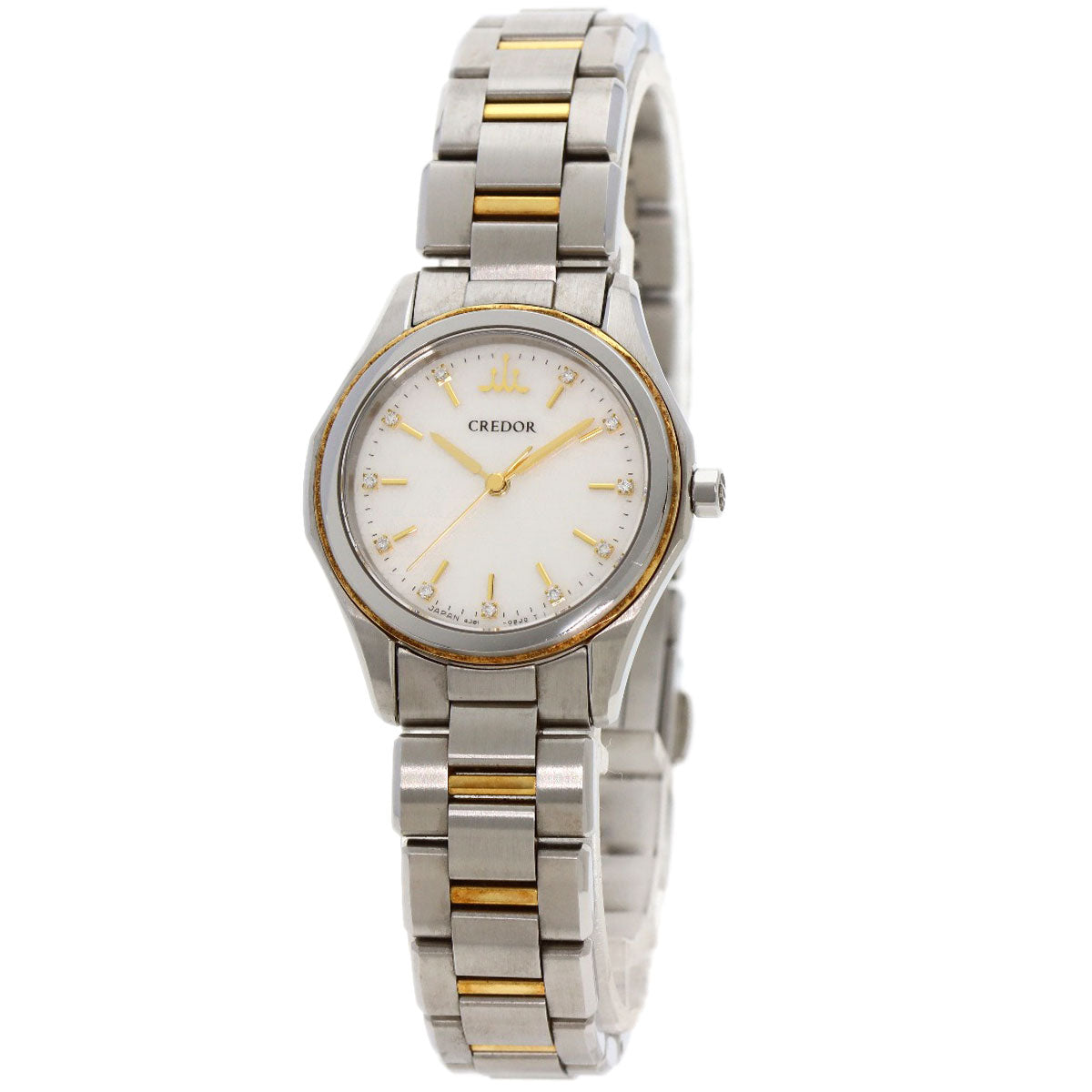 SEIKO セイコー GSAS058 クレドール シグノ GSAS058 腕時計 SS レディース 中古
